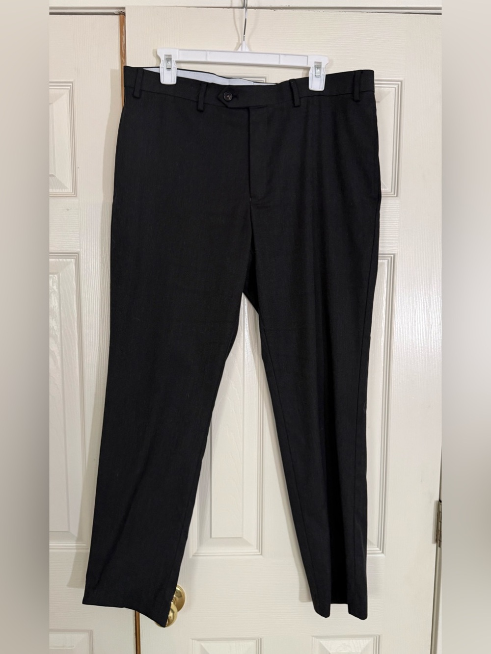 Ralph Lauren Slim Fit Dress Pants Men 36x30 Black Stretch Career